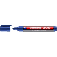 Marker permanent A8 e-300 EDDING, 1,5-3mm, blue