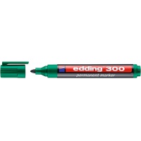 Marker permanentny A8 e-300 EDDING, zielony, Markery, Artykuły do pisania i korygowania