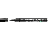 Marker permanentny e-2000c EDDING, 1,5-3mm, czarny, Markery, Artykuły do pisania i korygowania