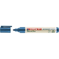 Marker permanentny e-21 EDDING ecoline, 1,5-3mm, niebieski, Markery, Artykuły do pisania i korygowania