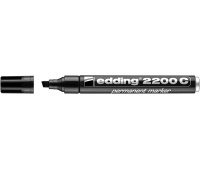 Marker permanentny e-2200c EDDING, 1-5mm, czarny, Markery, Artykuły do pisania i korygowania