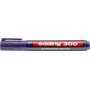 Marker permanentny e-300 EDDING, 1,5-3mm, fioletowy, Markery, Artykuły do pisania i korygowania
