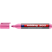 Marker permanent e-300 EDDING, 1,5-3mm, pink