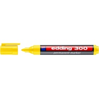 Marker permanent e-300 EDDING, 1,5-3mm, yellow