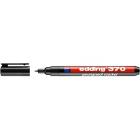 Marker permanentny e-370 EDDING, 1mm, czarny, Markery, Artykuły do pisania i korygowania