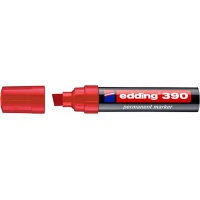 Marker permanent e-390 EDDING, 4-12mm, red