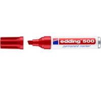 Marker permanent e-500 EDDING, 2-7mm, red