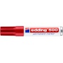 Marker permanentny e-500 EDDING, 2-7 mm, czerwony, Markery, Artykuły do pisania i korygowania