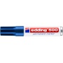 Marker permanent e-500 EDDING, 2-7mm, blue