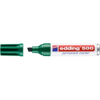 Marker permanentny e-500 EDDING, 2-7mm, zielony, Markery, Artykuły do pisania i korygowania