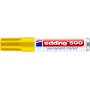 Marker permanentny e-500 EDDING, 2-7mm, żółty, Markery, Artykuły do pisania i korygowania