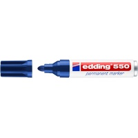 Marker permanentny e-550 EDDING, 3-4 mm, niebieski, Markery, Artykuły do pisania i korygowania