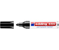 Marker permanentny e-550 EDDING, czarny, Markery, Artykuły do pisania i korygowania
