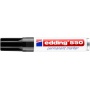 Marker permanent e-550 EDDING, 3-4mm, black