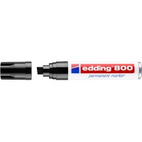Marker permanentny e-800 EDDING, 4-12mm, czarny, Markery, Artykuły do pisania i korygowania
