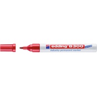 Marker permanentny przemysłowy e-8300 EDDING, 1,5-3mm, czerwony, Markery, Artykuły do pisania i korygowania