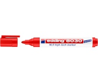 Marker permanentny przemysłowy e-8030 EDDING, 1,5-3mm, czerwony, Markery, Artykuły do pisania i korygowania