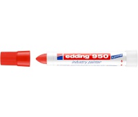 Marker przemysłowy w paście e-950 EDDING, 10mm, czerwony, Markery, Artykuły do pisania i korygowania