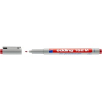 Marker zmywalny e-152 M EDDING, 1mm, czerwony, Markery, Artykuły do pisania i korygowania