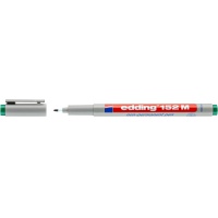 Marker zmywalny e-152 M EDDING, 1mm, zielony, Markery, Artykuły do pisania i korygowania