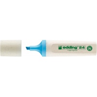 Zakreślacz e-24 EDDING ecoline, 2-5mm, jasnoniebieskie, Textmarkery, Artykuły do pisania i korygowania