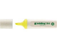 Zakreślacz e-24 EDDING ecoline, 2-5mm, żółty, Textmarkery, Artykuły do pisania i korygowania
