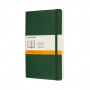 Notes MOLESKINE L (13x21cm) w linie, miękka oprawa, myrtle green, 192 strony, zielony