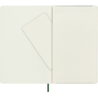 Notes MOLESKINE L (13x21cm) w linie, miękka oprawa, myrtle green, 192 strony, zielony, Notatniki, Zeszyty i bloki