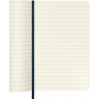 Notes MOLESKINE P (9x14cm) w linie, miękka oprawa, sapphire blue, 192 strony, niebieski, Notatniki, Zeszyty i bloki
