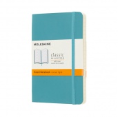 MOLESKINE Classic P Notebook (9x14cm), ruled, soft cover, reef blue, 192 pages, blue