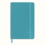 Notes MOLESKINE P (9x14 cm) w linie, miękka oprawa, reef blue, 192 strony, niebieski, Notatniki, Zeszyty i bloki
