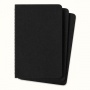 Zestaw 3 Zeszytów MOLESKINE Cahier Journals P (9x14cm) w kratkę, 64 strony, czarny, Notatniki, Zeszyty i bloki