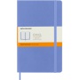 MOLESKINE Classic L Notebook (13x21cm), ruled, soft cover, hydrangea blue, 192 pages, blue, Notebooks, Exercise Books and Pads, Eco-recycled