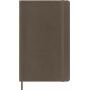 MOLESKINE L Notebook (13x21cm), plain, soft cover, earth brown, 192 pages, brown