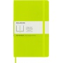 MOLESKINE Classic L Notebook (13x21cm), plain, soft cover, lemon green, 192 pages, green, Notebooks, Exercise Books and Pads, Eco-recycled