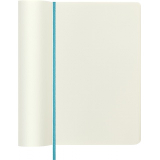 Notes MOLESKINE L (13x21 cm) gładki, miękka oprawa, reef blue, 192 strony, niebieski, Notatniki, Zeszyty i bloki