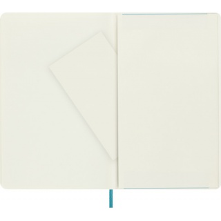 Notes MOLESKINE L (13x21 cm) gładki, miękka oprawa, reef blue, 192 strony, niebieski, Notatniki, Zeszyty i bloki