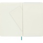 Notes MOLESKINE L (13x21 cm) gładki, miękka oprawa, reef blue, 192 strony, niebieski, Notatniki, Zeszyty i bloki