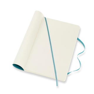 Notes MOLESKINE L (13x21 cm) gładki, miękka oprawa, reef blue, 192 strony, niebieski, Notatniki, Zeszyty i bloki