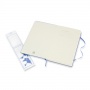 MOLESKINE Classic L Notebook (13x21cm), plain, hard cover, hydrangea blue, 240 pages, blue