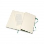 Notes MOLESKINE Classic L (13x21cm) w kropki, twarda oprawa, myrtle green, 240 stron, zielony, Notatniki, Zeszyty i bloki