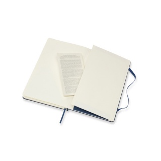 Szkicownik MOLESKINE L (13x21cm), szafirowy, twarda oprawa, 104 strony, niebieski, Notatniki, Zeszyty i bloki