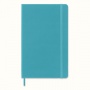 Notes MOLESKINE Classic L (13x21 cm) w linie, twarda oprawa, reef blue, 240 stron, niebieski, Notatniki, Zeszyty i bloki