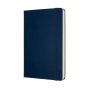 MOLESKINE Classic L Notebook (13x21cm), ruled, hard cover, sapphire blue, 400 pages, blue