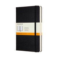 MOLESKINE Classic L Notebook (13x21cm), ruled, hard cover, 400 pages, black