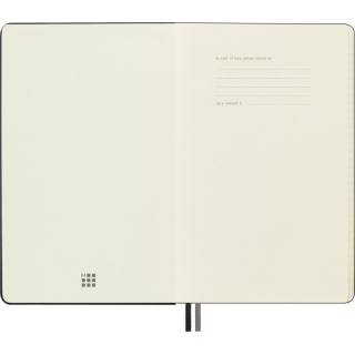 Notes MOLESKINE Classic L (13x21cm) w linie, twarda oprawa, 400 stron, czarny, Notatniki, Zeszyty i bloki