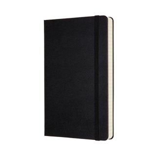 Notes MOLESKINE Classic L (13x21cm) w linie, twarda oprawa, 400 stron, czarny, Notatniki, Zeszyty i bloki