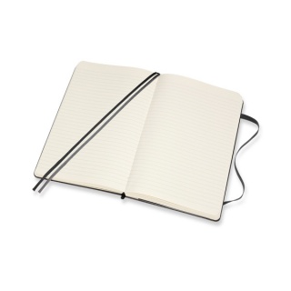 Notes MOLESKINE Classic L (13x21cm) w linie, twarda oprawa, 400 stron, czarny, Notatniki, Zeszyty i bloki