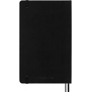 Notes MOLESKINE Classic L (13x21cm) w linie, twarda oprawa, 400 stron, czarny, Notatniki, Zeszyty i bloki