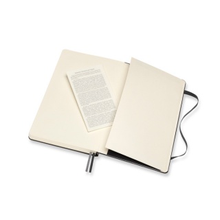 Notes MOLESKINE Classic L (13x21cm) w linie, twarda oprawa, 400 stron, czarny, Notatniki, Zeszyty i bloki
